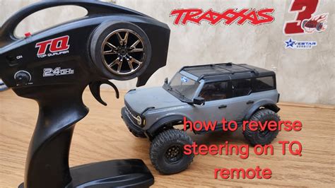 how to reverse steering on traxxas tq